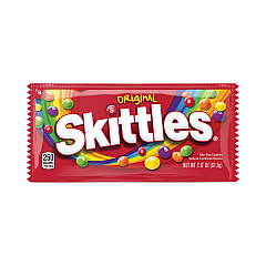 Skittles Chewy Candy, Original, 2.17 oz Bag, 36 Bags/Box (20900148)