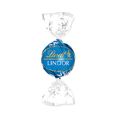 Lindt Lindor Truffles Milk Chocolate Sea Salt, 1.85 lb, 60 Pieces/Bag (20900387)