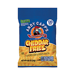 Andy Capps Cheddar Fries, 0.85 oz Bag, 72/Box (20900464)