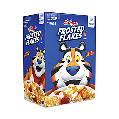 Kellogg's Frosted Flakes Breakfast Cereal, 61.9 oz Bag, 2 Bags/Box (22000901)