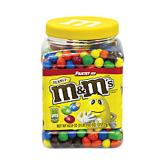 M & M's Milk Chocolate Peanut Candies, 62 oz Tub (20900060)