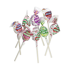 Charms Blow Pops, Assorted Flavors, 4 lb 1 oz Box, 100/Box (20900016)