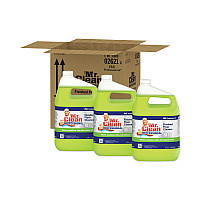 Mr. Clean Finished Floor Cleaner, Lemon Scent, 1 gal Bottle, 3/Carton (02621CT)