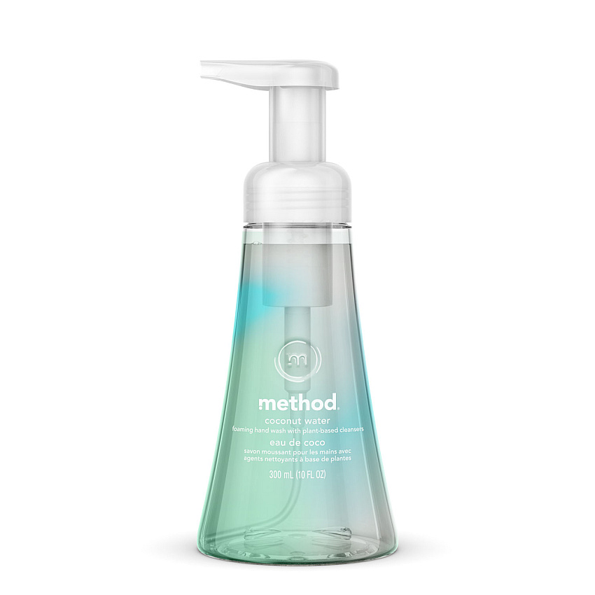Method Foaming Hand Wash, Coconut Waters, 10 oz Pump Bottle (01854)
