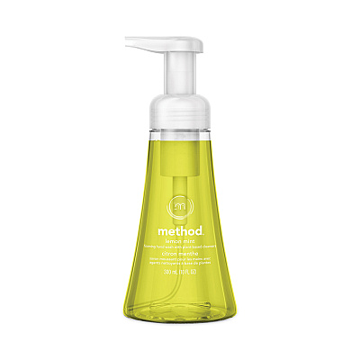 Method Foaming Hand Wash, Lemon Mint, 10 oz Pump Bottle (01162)