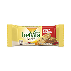 BelVita Cranberry Orange Crunchy Breakfast Biscuits, 1.76 oz Packet, 12 Pk/Box, 6 Boxes/Carton (30700145)