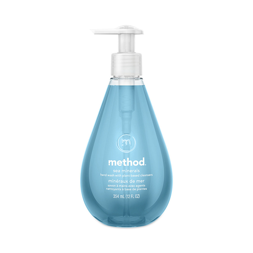 Method Gel Hand Wash, Sea Minerals, 12 oz Pump Bottle (00162)