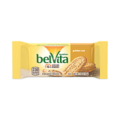 Nabisco belVita Breakfast Biscuits, Golden Oat, 1.76 oz Pack, 12 Packs/Box, 3 Boxes (30700147)