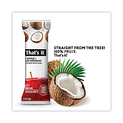 That's it. Nutrition Bar, Gluten Free Apple and Coconut Fruit, 1.2 oz Bar, 12/Box (30700256)