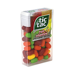 Tic Tac Fruit Adventure Mints, 1 oz Flip-Top Dispenser, 12/Pack (24100014)