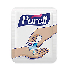 PURELL Single Use Advanced Gel Hand Sanitizer, 1.2 mL, Packet, Fragrance-Free, 2,000/Carton (96302MNS)