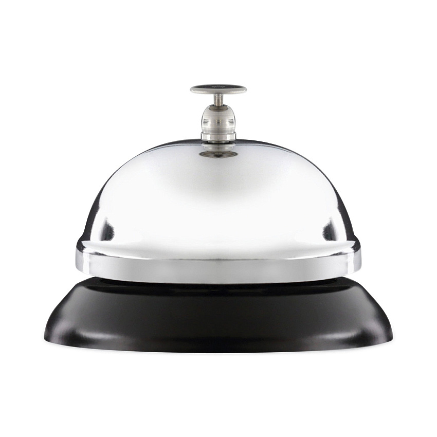 Universal Call Bell, 3-3/8" Diameter, Brushed Nickel (UNV10000)