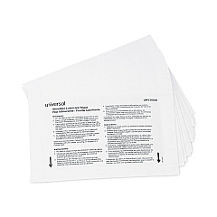 Universal Shredder Lubricant Sheets, 5.5 x 2.8, 24 Sheets/Pack (UNV38026)