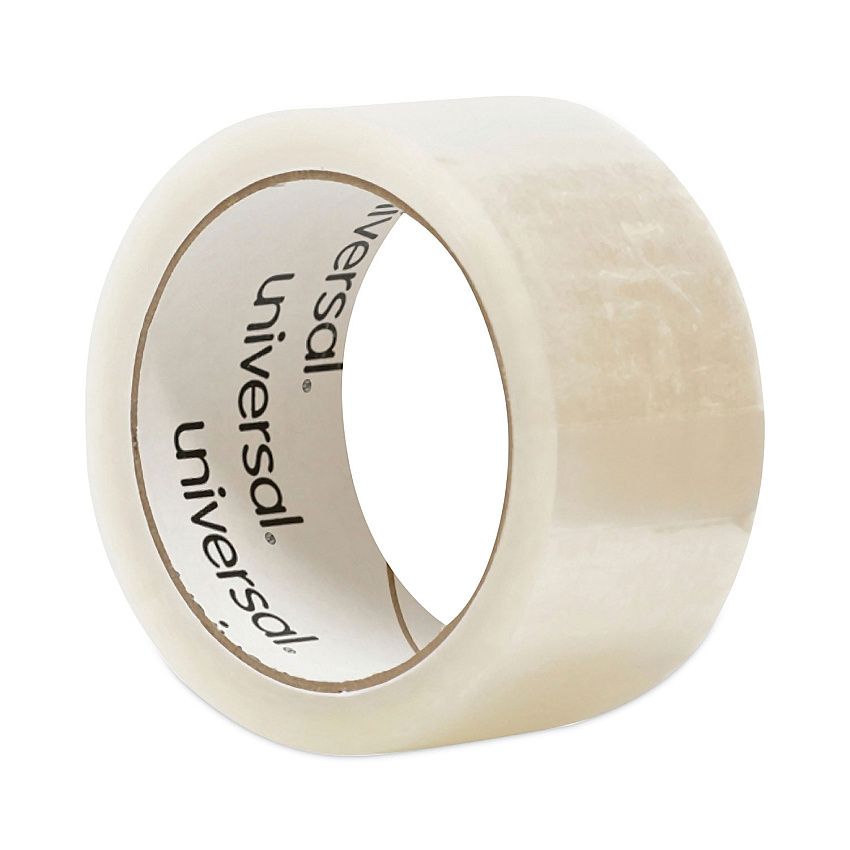 Universal General-Purpose Box Sealing Tape, 3" Core, 1.88" x 54.6 yds, Clear (UNV61000)