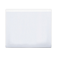 Universal Wall Mount Sign Holder, 11 x 8.5, Horizontal, Clear, 2/Pack (UNV76883)