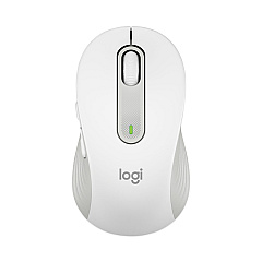 Logitech Signature M650 for Business Wireless Mouse, 2.4 GHz Frequency, 33 ft Wireless Range, Large, Right Hand Use, Off White (910006347)