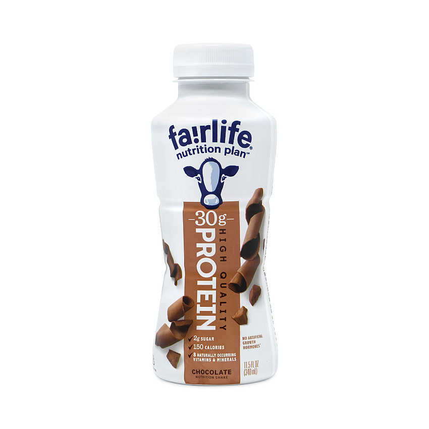 Fairlife High Protein Chocolate Nutrition Shake, 11.5 oz Bottle, 12/Pack (22001002)