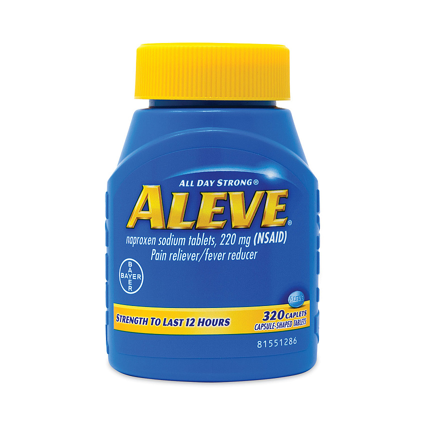 Aleve Pain Reliever Tablets 220 mg, 320/Bottle (22000849)