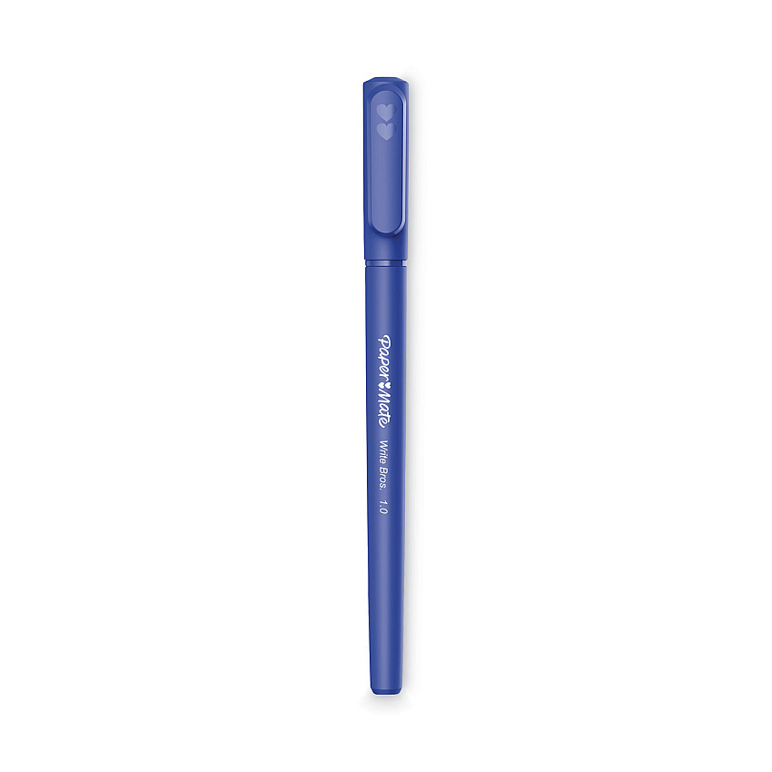 Paper Mate Write Bros. Ballpoint Pen Value Pack, Stick, Medium 1 mm, Blue Ink, Blue Barrel, 120/Pack (2096478)