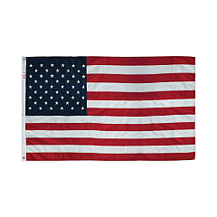 Advantus All-Weather Outdoor U.S. Flag, Heavyweight Nylon, 3 ft x 5 ft (MBE002460)