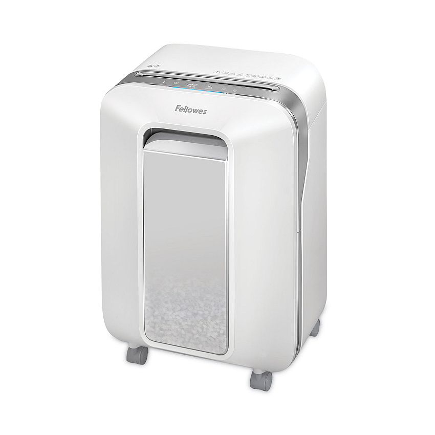 Fellowes Powershred LX200 Micro-Cut Shredder, 12 Manual Sheet Capacity, White (5015101)