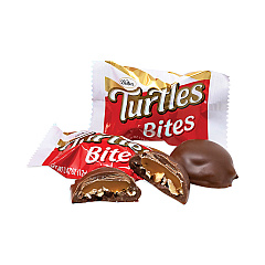 DeMet's Turtles Original Bite Size Candy, 0.42 oz Packet, 60/Box (20905618)