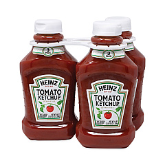 Heinz Tomato Ketchup Squeeze Bottle, 44 oz Bottle, 2/Pack (22000499)