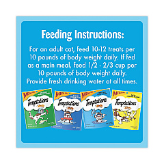 Temptations Cat Treats Mega Pack Variety, 6.3 oz Pouch, 4/Pack (22000661)