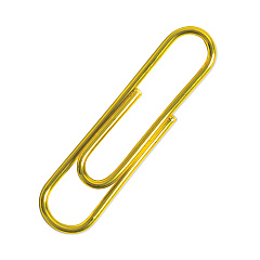 U Brands Paper Clips, Medium, Gold, 1,000/Pack (3619U0624)