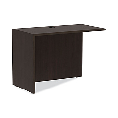 Alera Valencia Series Reversible Return/Bridge Shell, 42w x 23 5/8d x 29 1/2, Espresso (ALEVA354224ES)