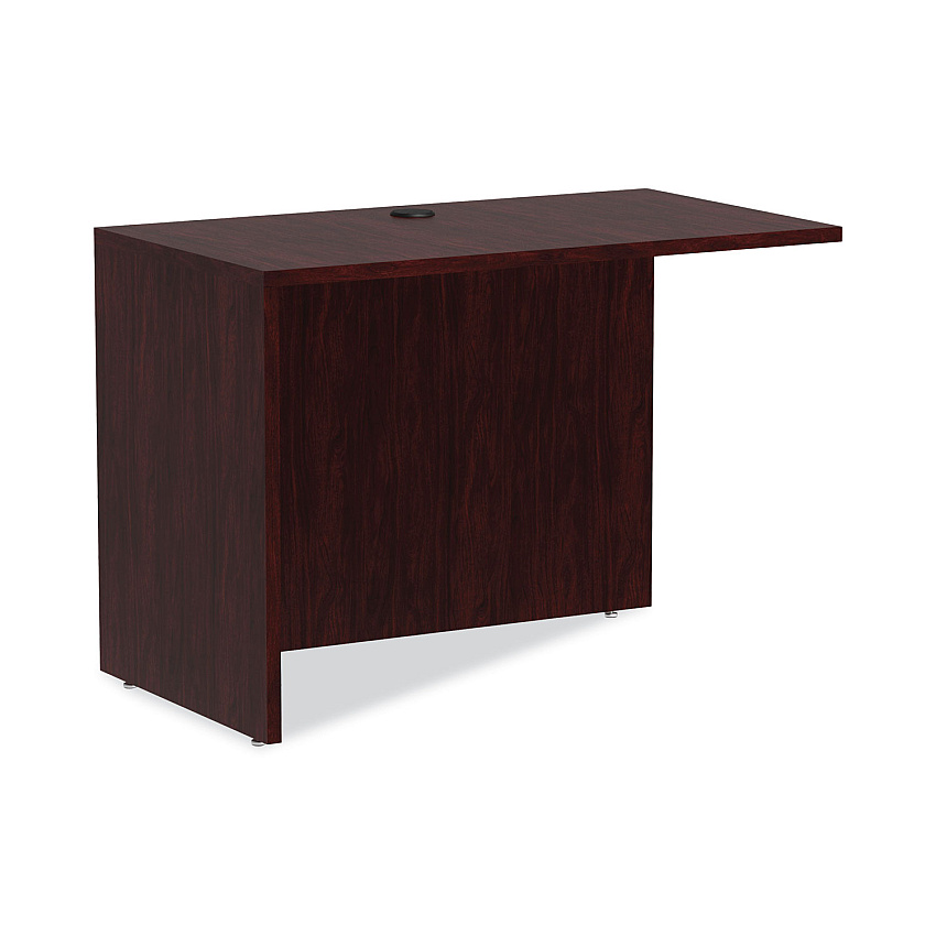 Alera Valencia Series Reversible Return/Bridge Shell, 42w x 23 5/8d x 29 1/2h. Mahogany (ALEVA354224MY)