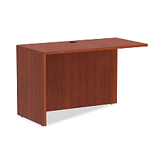 Alera Valencia Series Reversible Return/Bridge Shell, 47 1/4w x 23 5/8d x 29 1/2h, Cherry (ALEVA354824MC)