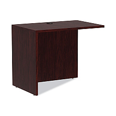 Alera Valencia Series Reversible Return/Bridge Shell, 35w x 23 5/8d x 29 1/2h, Mahogany (ALEVA353624MY)