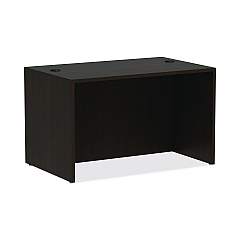 Alera Valencia Series Straight Front Desk Shell, 47.25" x 29.5" x 29.63", Espresso (ALEVA214830ES)