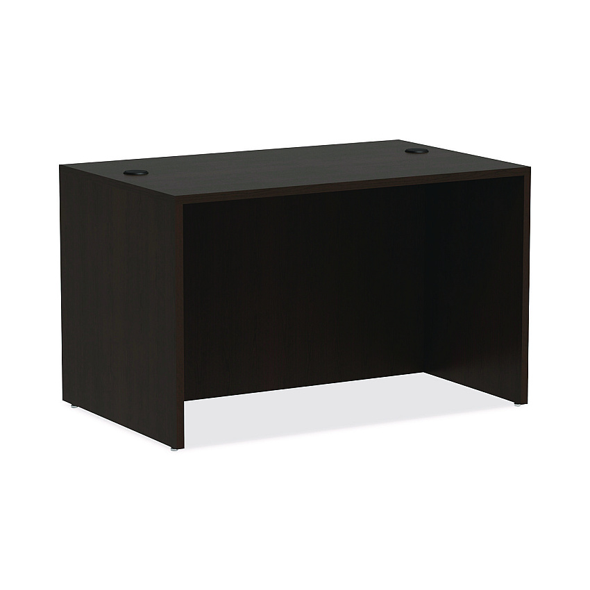 Alera Valencia Series Straight Front Desk Shell, 47.25" x 29.5" x 29.63", Espresso (ALEVA214830ES)