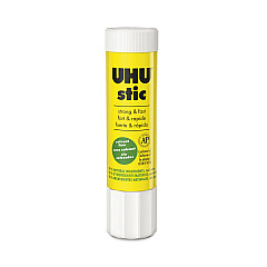 UHU Stic Permanent Glue Stick, 0.74 oz, Dries Clear (99649)