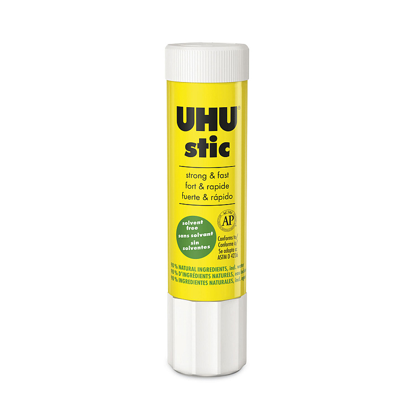 UHU Stic Permanent Glue Stick, 0.74 oz, Dries Clear (99649)