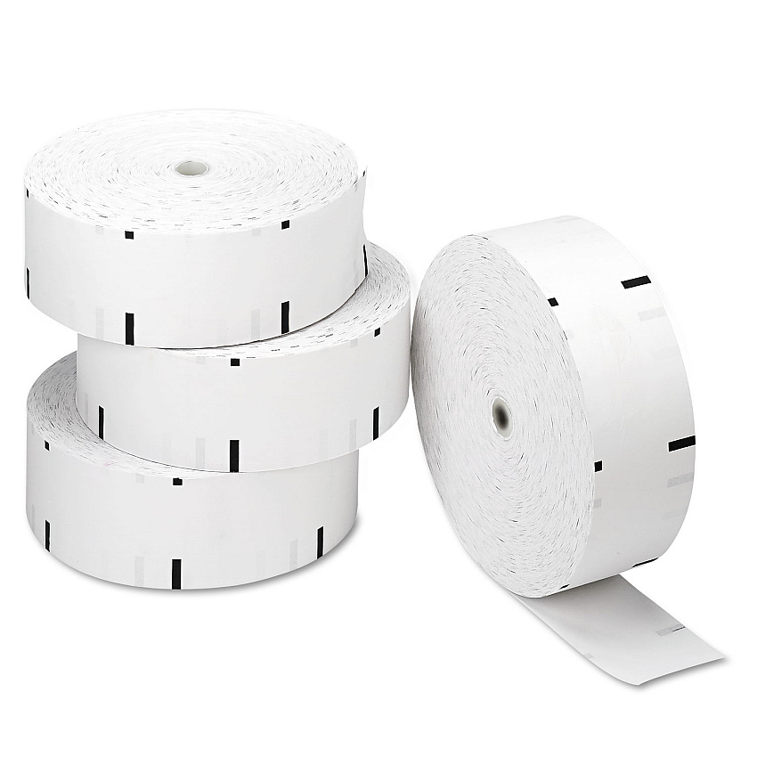 Iconex Direct Thermal Printing Paper Rolls, 0.69" Core, 3.13" x 1,960 ft, White, 4/Carton (90930002)
