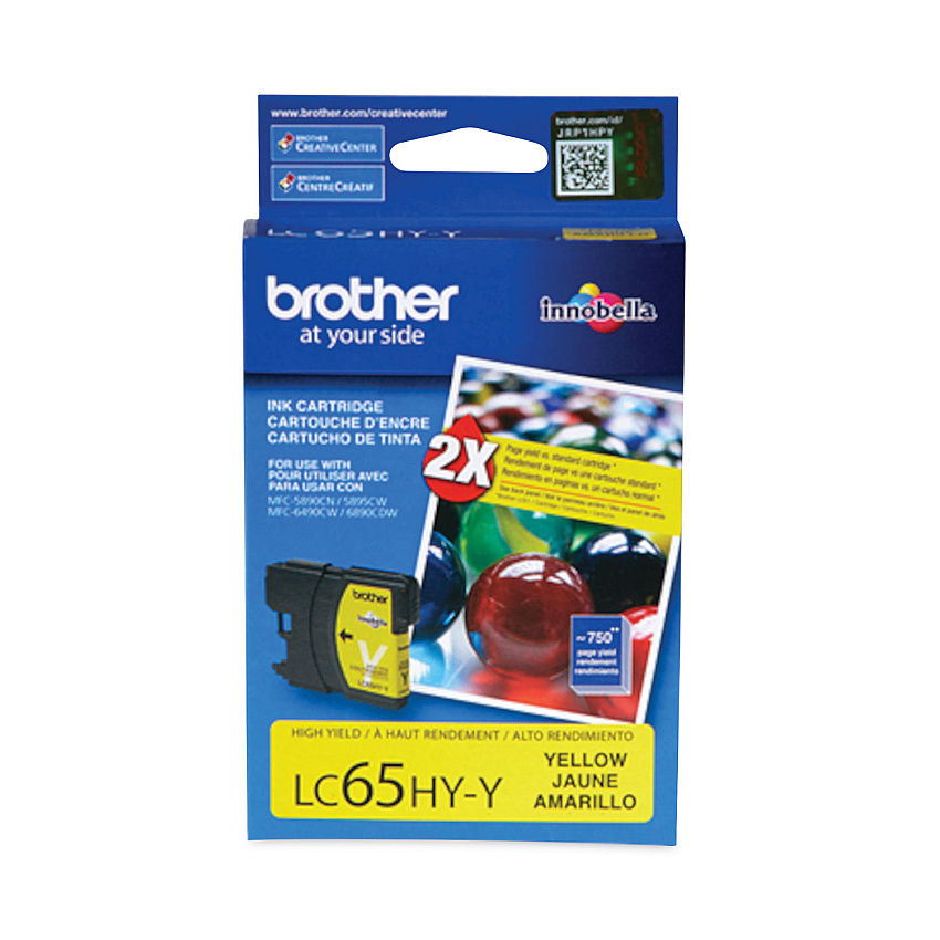 Brother LC65HYY Yellow Ink Cartridge