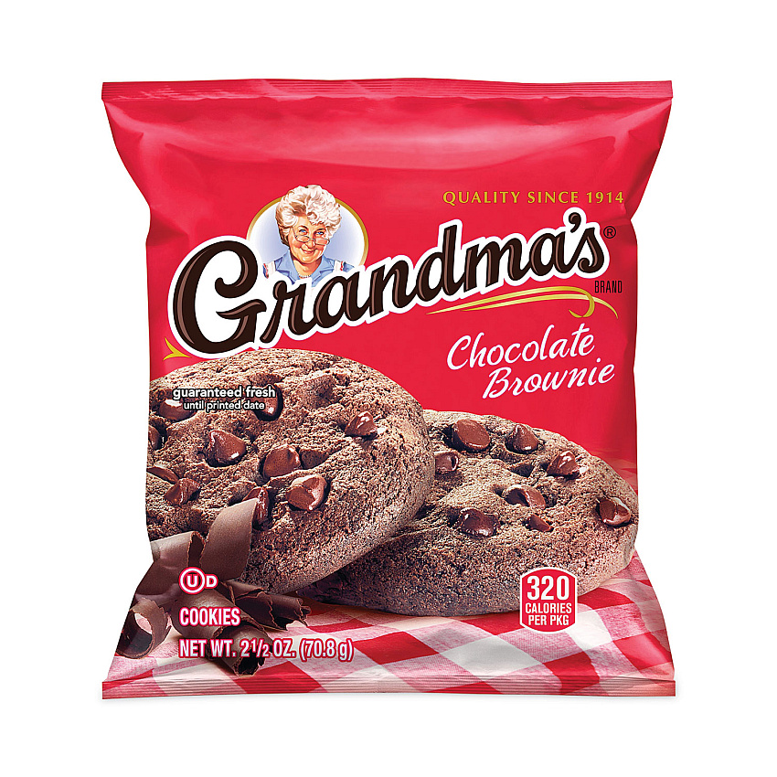 Grandma's Big Chocolate Brownie, 2.5 oz Packet, 60/Pack (29500062)