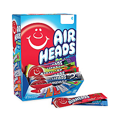 Airheads Variety Box, Assorted Flavors, 0.55 oz Bar, 90/Pack (22000705)