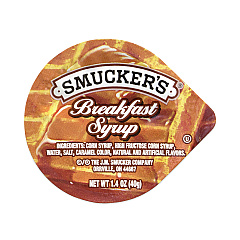 Smucker's Breakfast Syrup Single Serve Packs, 1.4 oz Mini-Tub, 100/Box (30700029)
