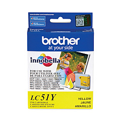 Brother LC51Y Yellow Ink Cartridge