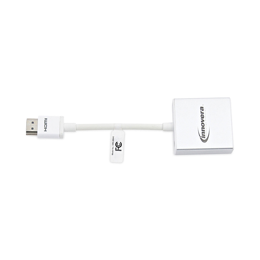 Innovera Hdmi To Svga Adapter, 6", White