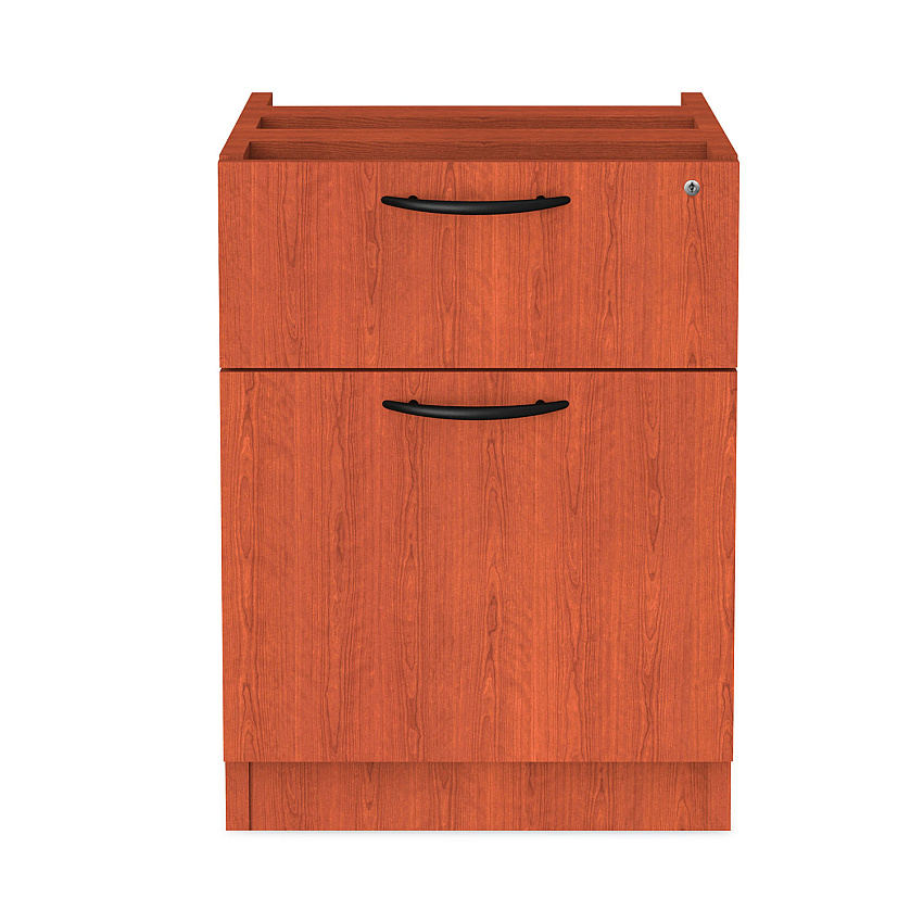 Alera Valencia Series Hanging Pedestal File, Left/Right, 2-Drawer: Box/File, Legal/Letter, Cherry, 15.63 x 20.5 x 19.25 (ALEVA552222MC)