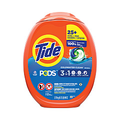 Pods, Tide Original, 112 Pods/Tub, 4 Tubs/Carton (03243)