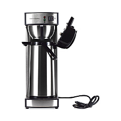 Coffee Pro Air Pot Brewer, 75 oz, 8.75 x 14.75 x 21.25, Stainless Steel (CPRLA)