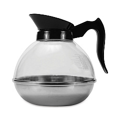 Coffee Pro Unbreakable Regular Coffee Decanter, 12-Cup, Stainless Steel/Polycarbonate (CPU12)