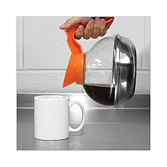 Coffee Pro Unbreakable Decaffeinated Coffee Decanter, 12-Cup, Stainless Steel/Polycarbonate (CPU13)
