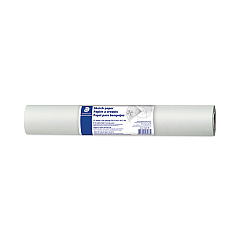 Staedtler Transparent Sketch Paper Roll, 8 lb Bond Weight, 12" x 50 yd, White (937S1250R)